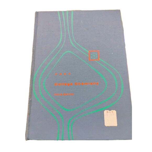 1965 Frey College Chemistry Third Edition Textbook Prentice-Hall Inc Acceptable - Picture 1 of 12